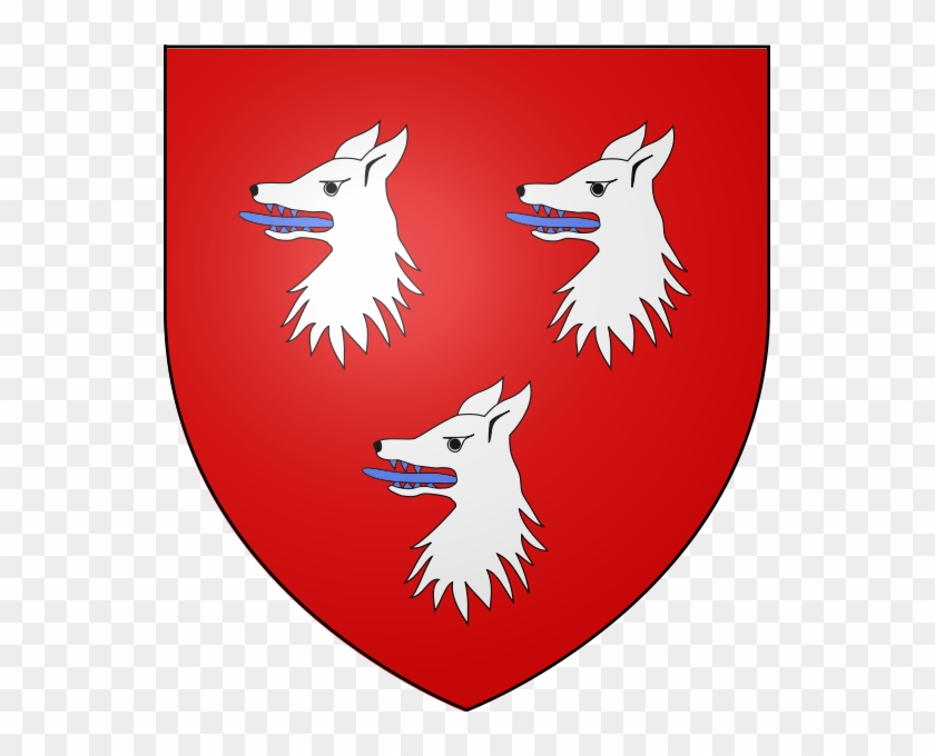 Robertson Of Struan / Strowan Gules, Three Wolves' - Coat Of Arms Wolf Head Clipart #2054673
