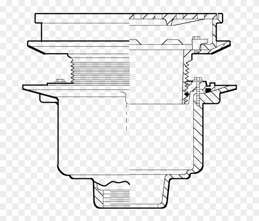 Share This Page - Promenade Deck Drain Detail Clipart