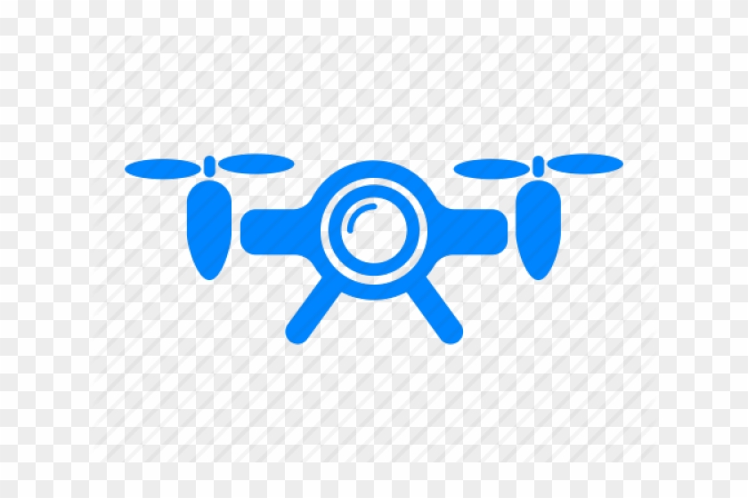 Drone Clipart Camera Icon - Blue Drone Icon Transparent - Png Download #2055466