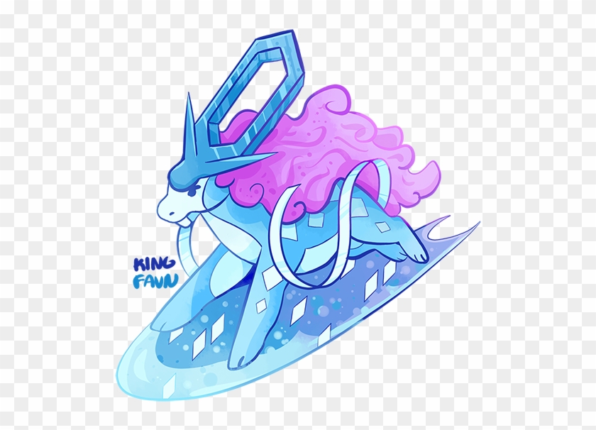 Suicune - Cartoon Clipart #2055689