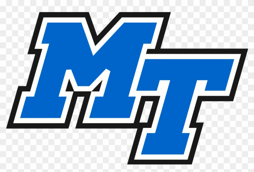 Middle Tennessee Mt Wordmark - Middle Tennessee State Basketball Logo Clipart