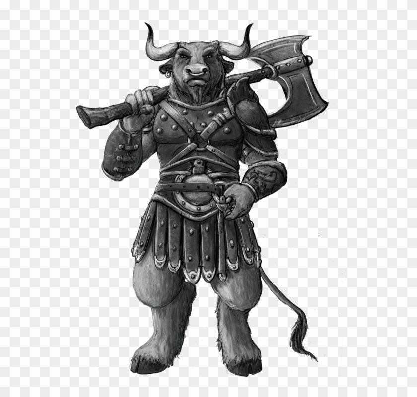 Minotaur By Phantagrafie Clipart