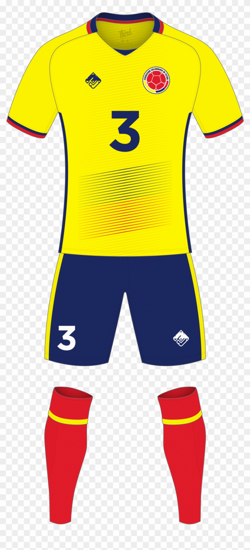 Colombia World Cup 2018 Concept - Hockey Sock Clipart #2056151