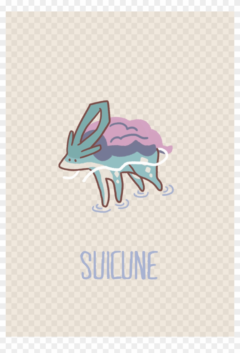 スイクン - Illustration Clipart