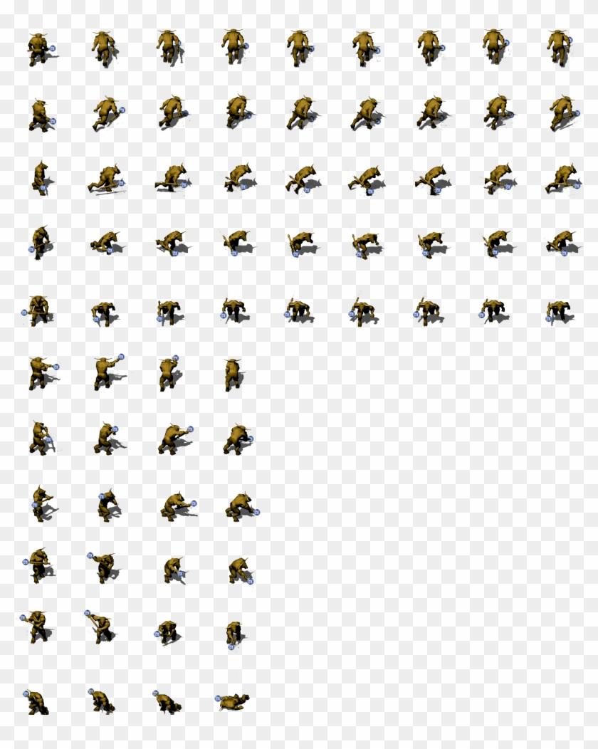 Adt Minotaur Shaman - Exiled Kingdoms Sprites Clipart