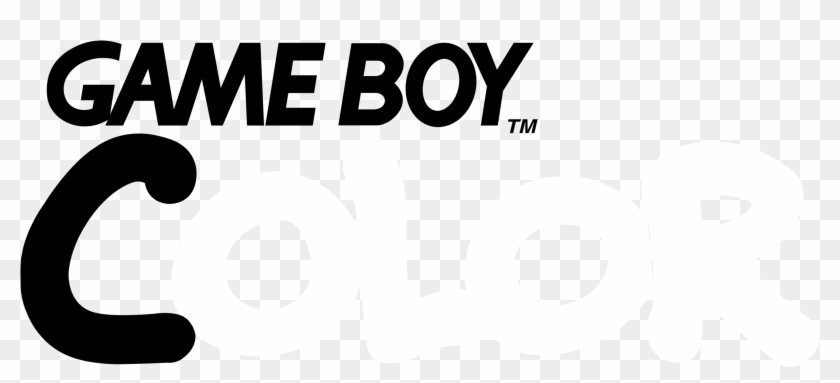 Game Boy Color Logo Black And White - Game Boy Clipart #2056322