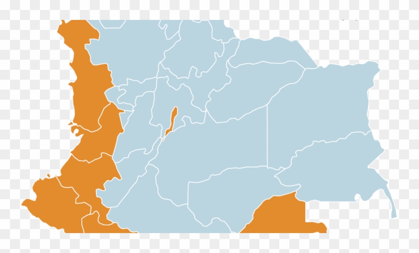 Colombian Presidential Run-off Results By Department - Colombia Provinces Clipart