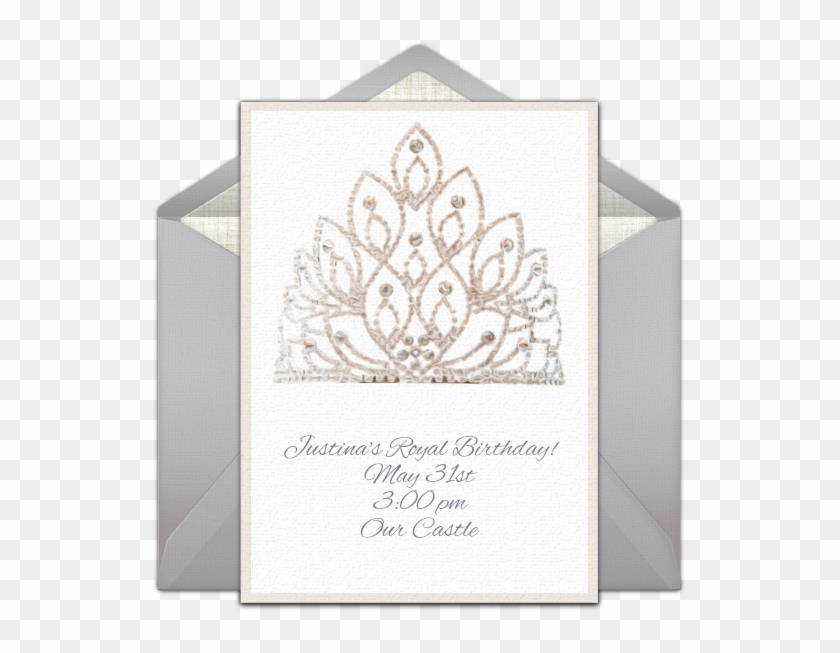 Royal Crown Online Invitation - Greeting Card Clipart #2056354
