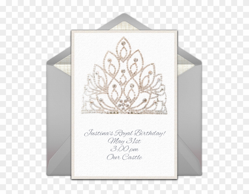 Royal Crown Online Invitation - Greeting Card Clipart
