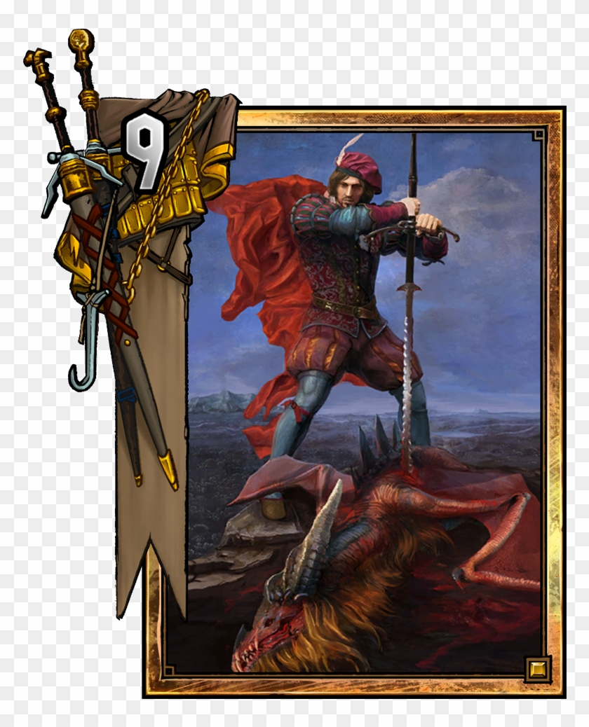 Dandelion - Vainglory - Gwent Geralt Clipart #2056399