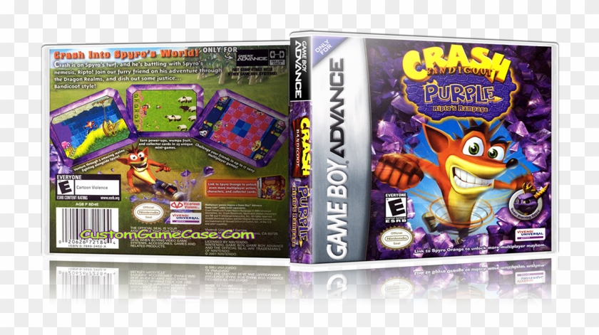 Crash Bandicoot Purple Riptos Rampage - Crash Bandicoot Purple Ripto's Rampage Box Clipart