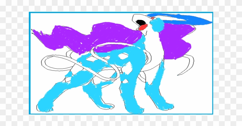 Suicune Art - Cartoon Clipart