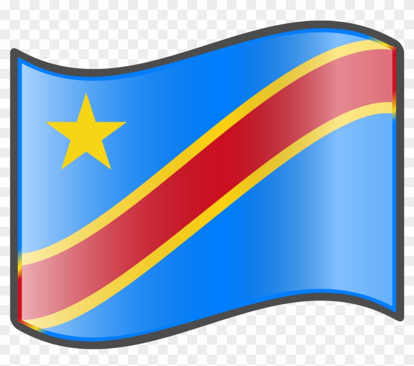 3d Graphics Wave Flag Of Democratic Republic Of Congo Clipart #2056636
