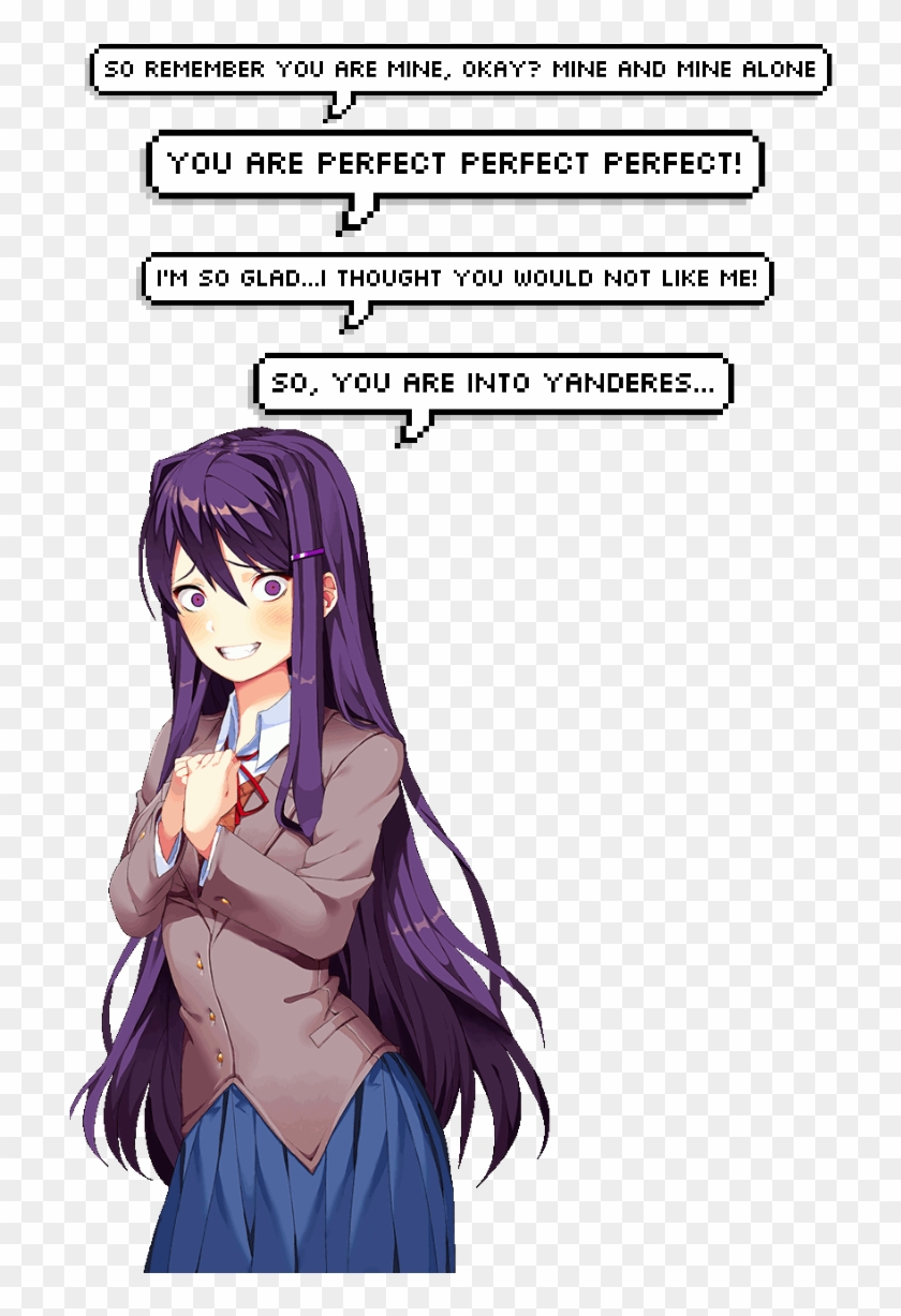Ddlc Sad Ddlc Yuri , Png Download Clipart
