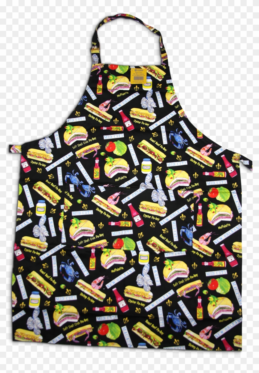 Picture Of New Orleans Po-boy Full Print Apron - One-piece Garment Clipart