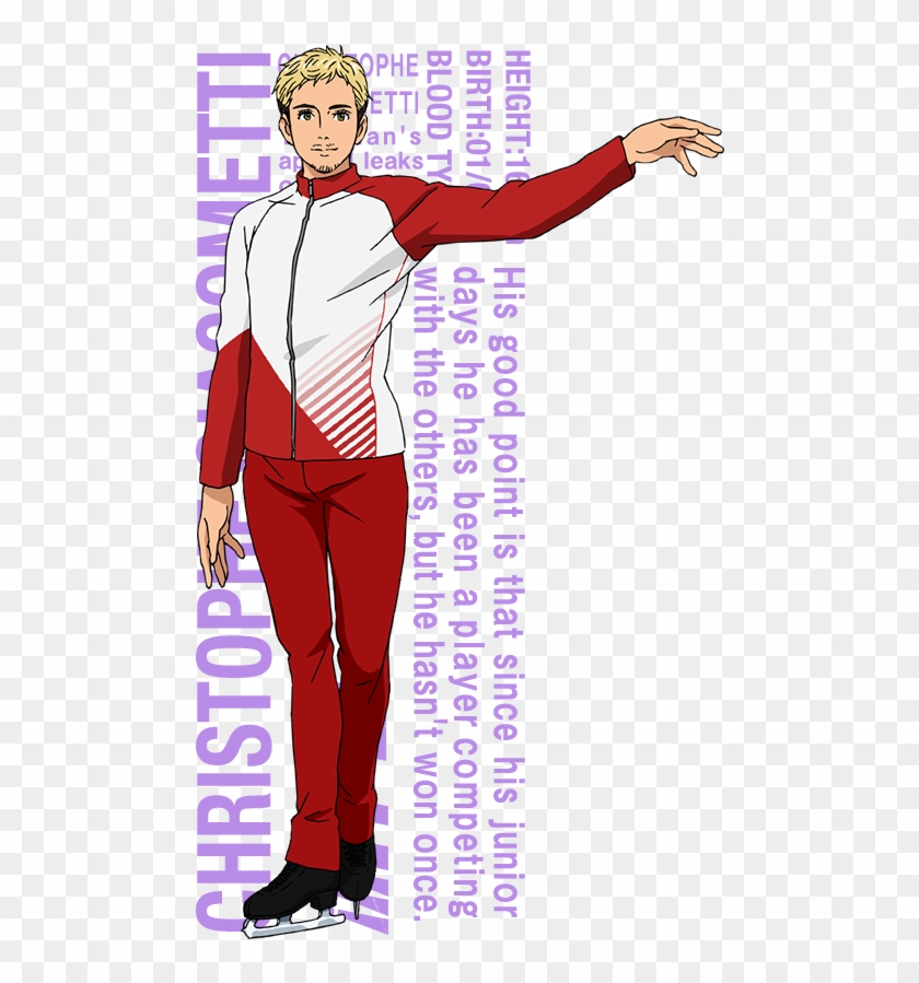 Christophe Giacometti - Yuri On Ice Character Clipart #2057221
