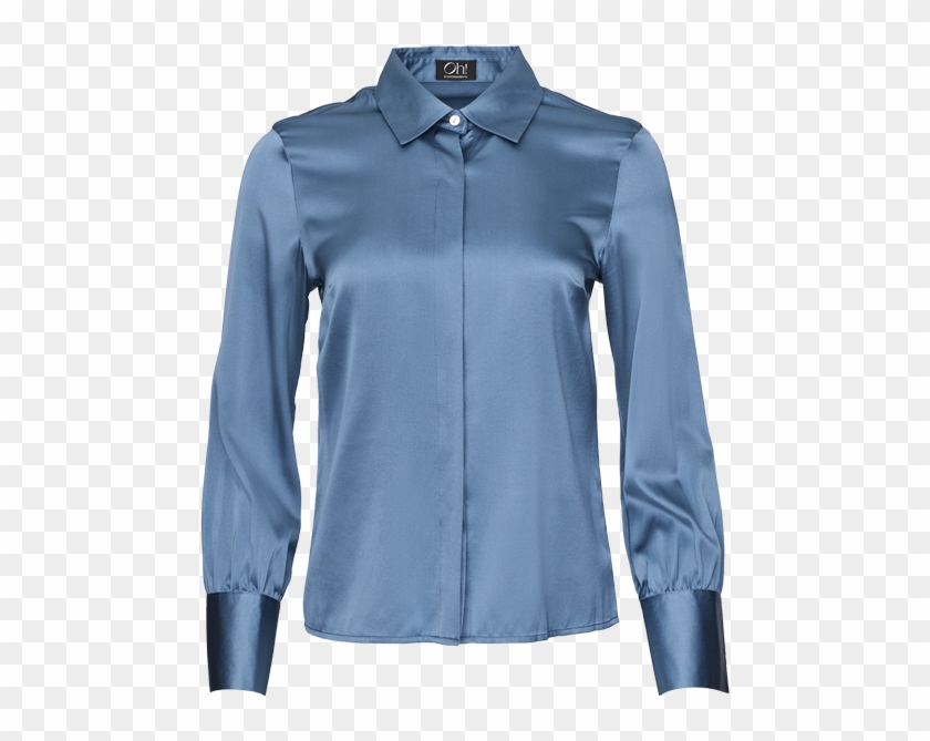 The Levinson Shirt Is A Luxurious 100% Silk Shirt With - Blouse Clipart
