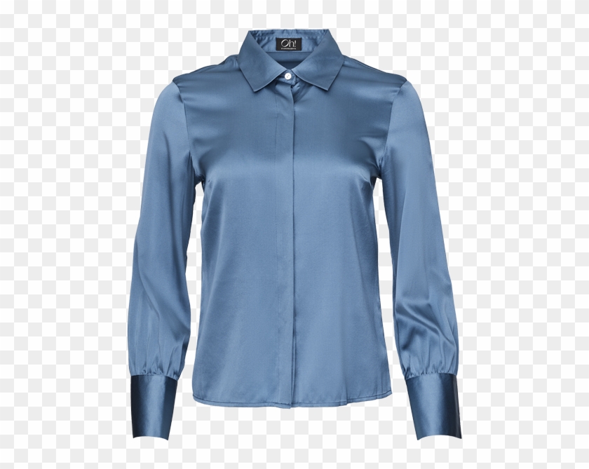 The Levinson Shirt Is A Luxurious 100% Silk Shirt With - Blouse Clipart #2057371