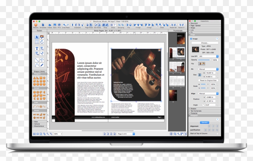Page Layout Software For Desktop Publishing On Mac - Istudio Publisher Clipart #2057560