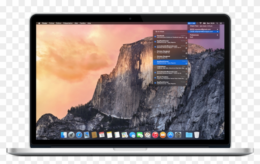 A Desktop Email Client For Your Mac, Without A Browser - Computer Mac Clipart #2057640