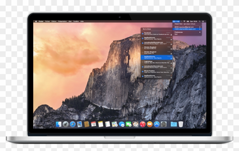 A Desktop Email Client For Your Mac, Without A Browser - Computer Mac Clipart
