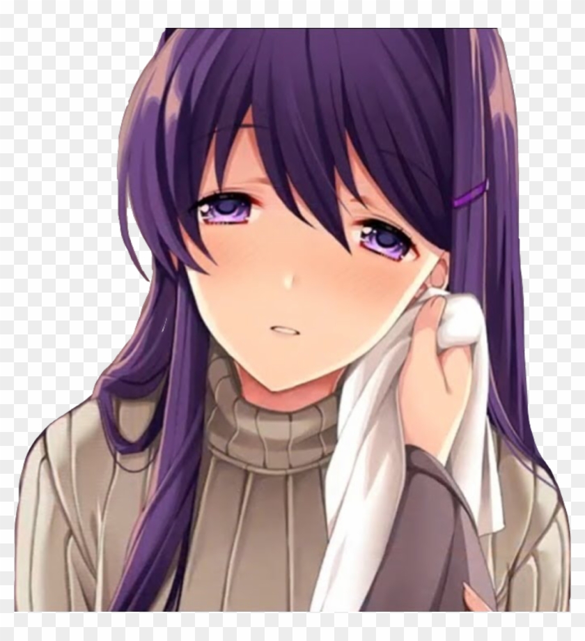 Yuri Sticker - Doki Doki Literature Club Yuri Psycho Clipart