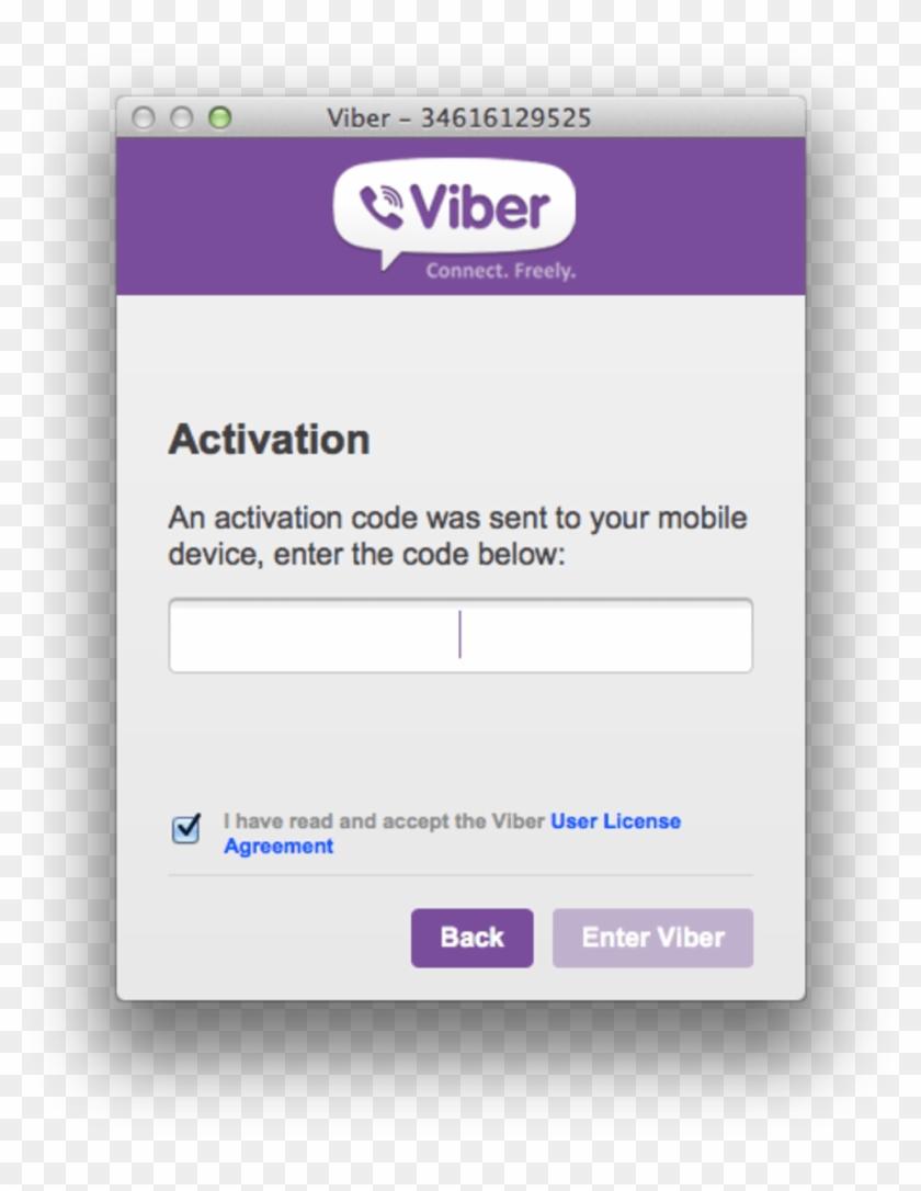 Viber On Your Mac Desktop , Png Download - Viber Clipart #2057954