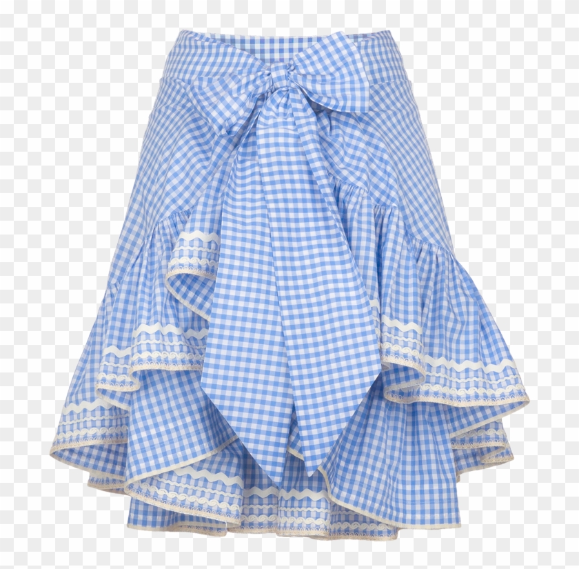 Lh Ss2014 Fs Final Flirty Skirt Vichy Sky 1 Retro Apron - A-line Clipart #2058010