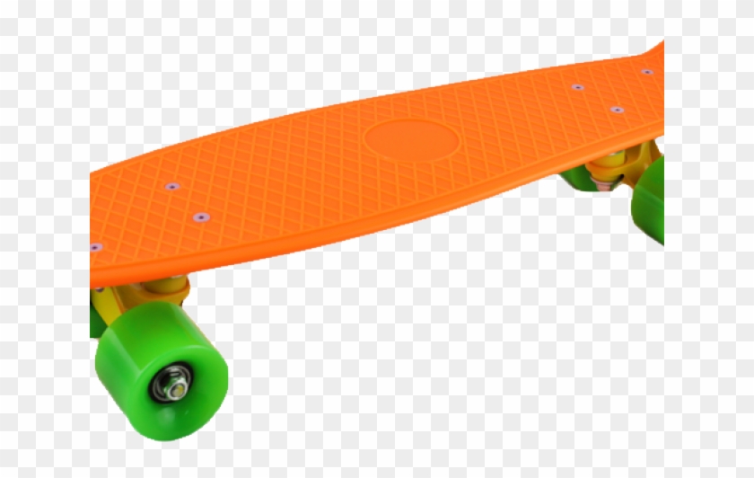 Skateboarding Clipart Penny Board - Orange Skateboard Png Transparent Png #2058360