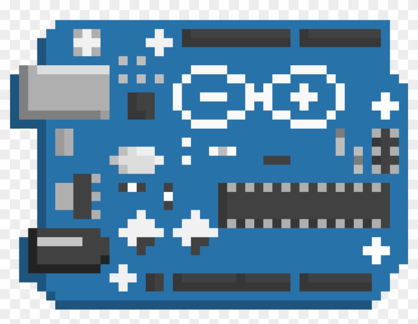 Download Arduino Uno - Arduino Pixel Art Clipart Png Download - PikPng