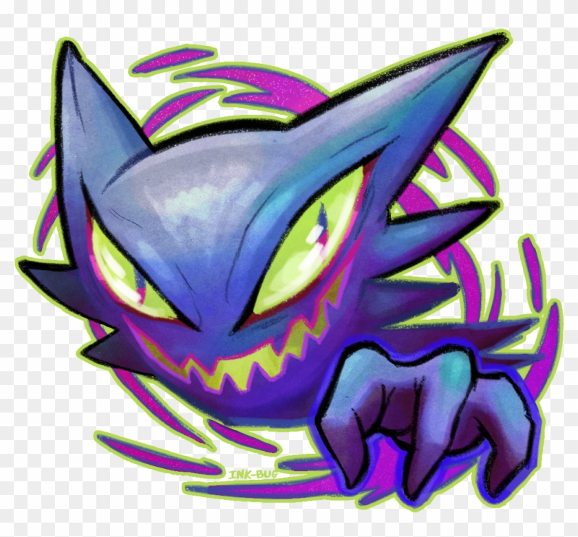 I Made A Haunter For My Friend Albinolupin - Illustration Clipart
