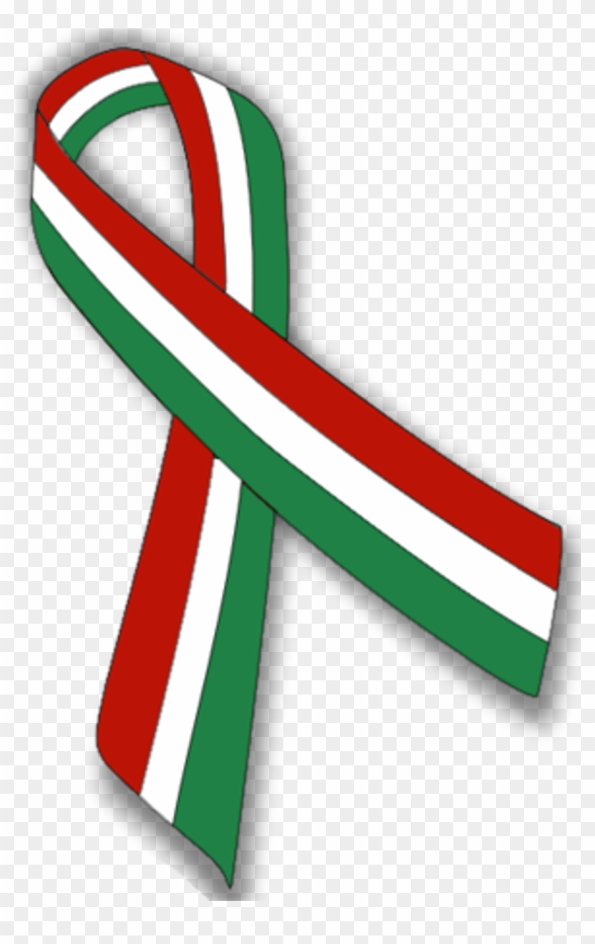 #liston #tricolor #mexico #bandera #ribbon #flag - Transparent Red Blue White Ribbon Clipart