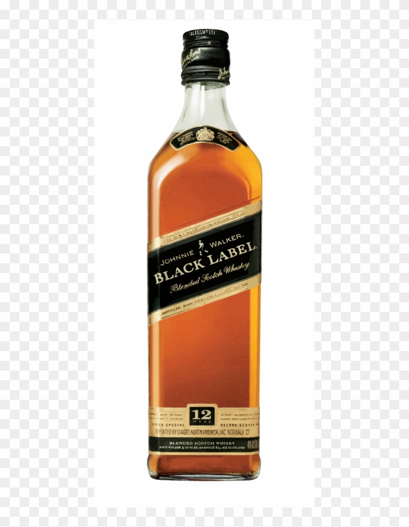 Johnnie Black - Johnnie Walker Black Label 70cl Clipart