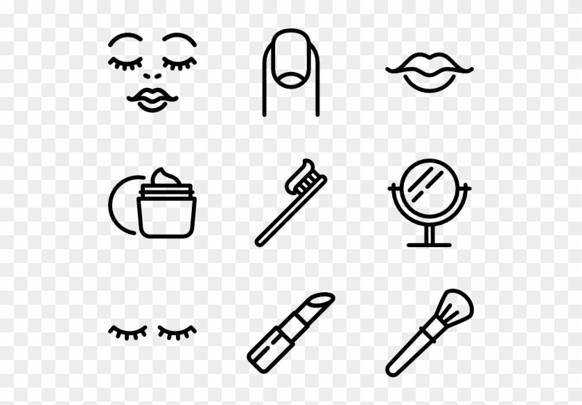 Beauty Salon - Transparent Background Makeup Icon Png Clipart