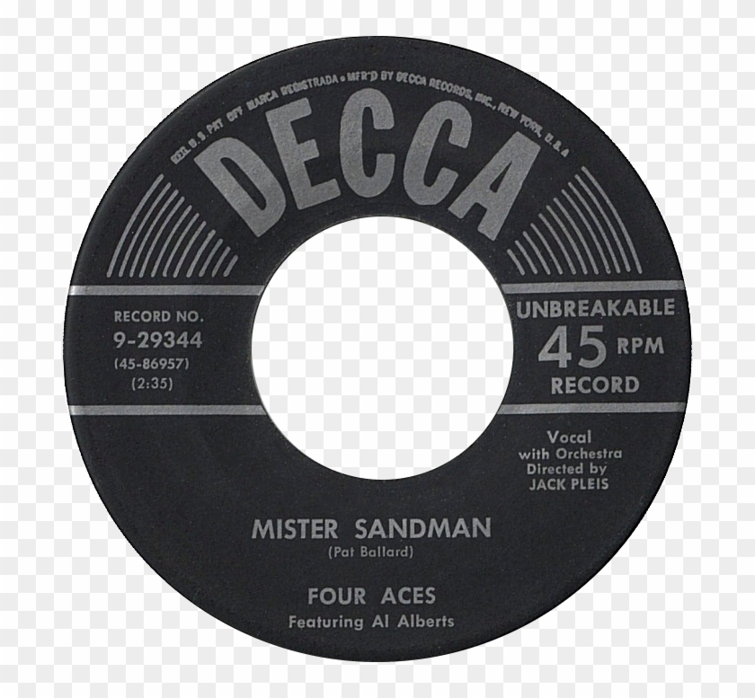 Mister Sandman By The Four Aces Featuring Al Alberts Clipart