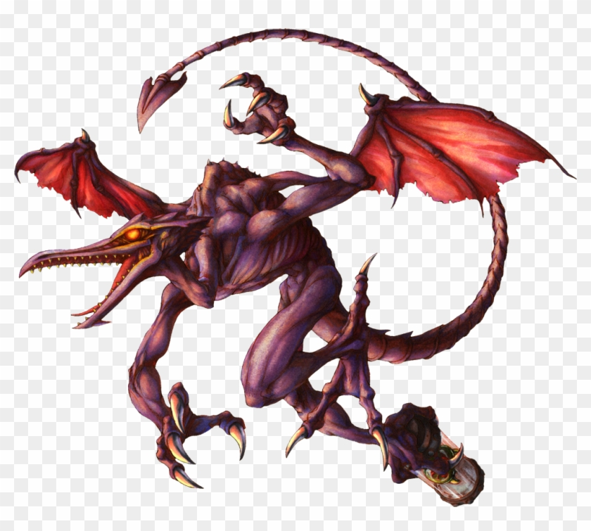 Ridley Png - Super Metroid Png Clipart