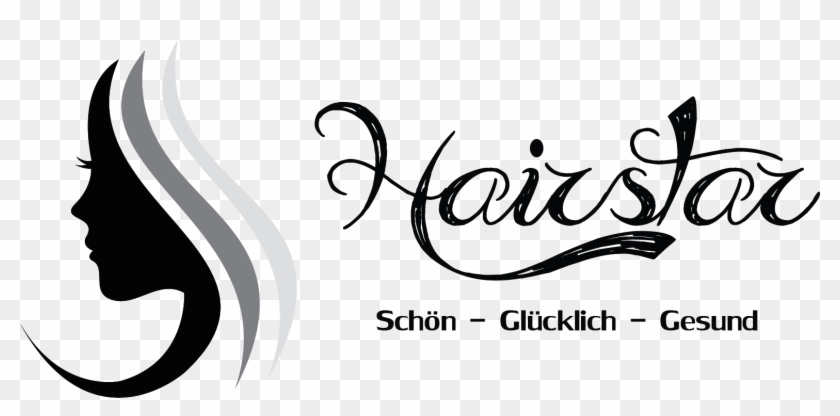 Picture Stock Hair Salon Logos - Calligraphy Clipart #2059085