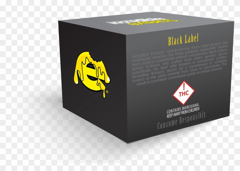 Incredible Extracts Black Label - Box Clipart #2059353