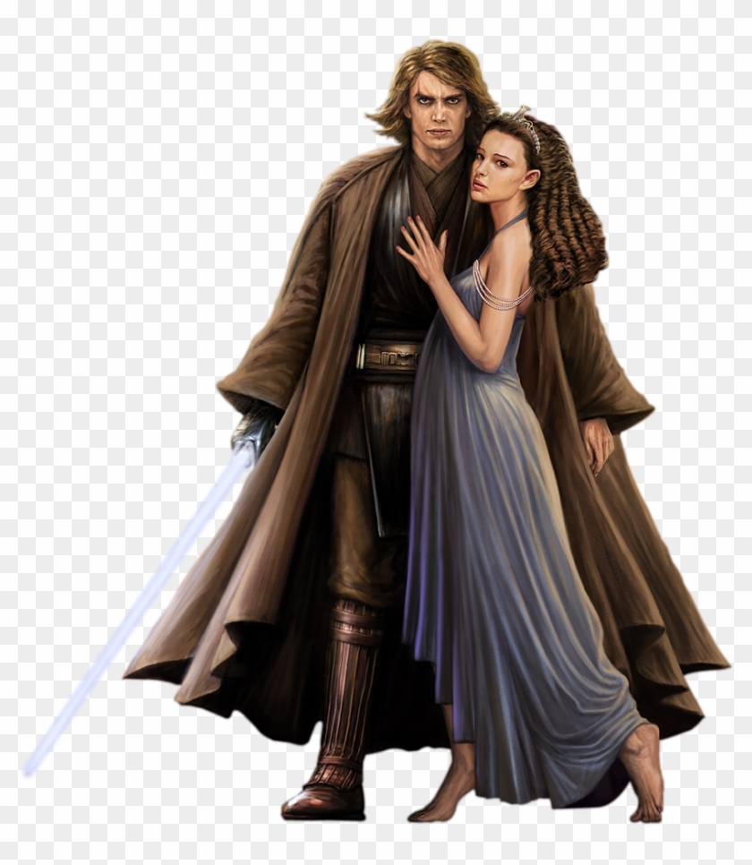 Anakin & Amidala - Luke Skywalker Padmé Amidala Clipart #2059384