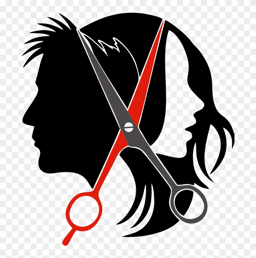Graphic Freeuse Download Logo Hairstyle Parlour Clip - Salon Logo - Png Download #2059514
