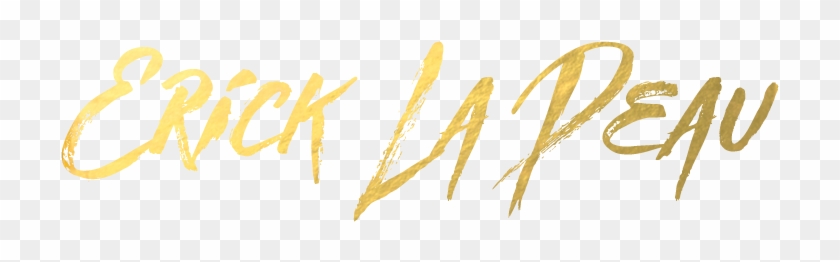 Dj Erick La Peau Had An Early Introduction To Various - Calligraphy Clipart