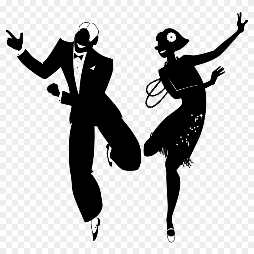 1920s Silhouette Clipart #2060180