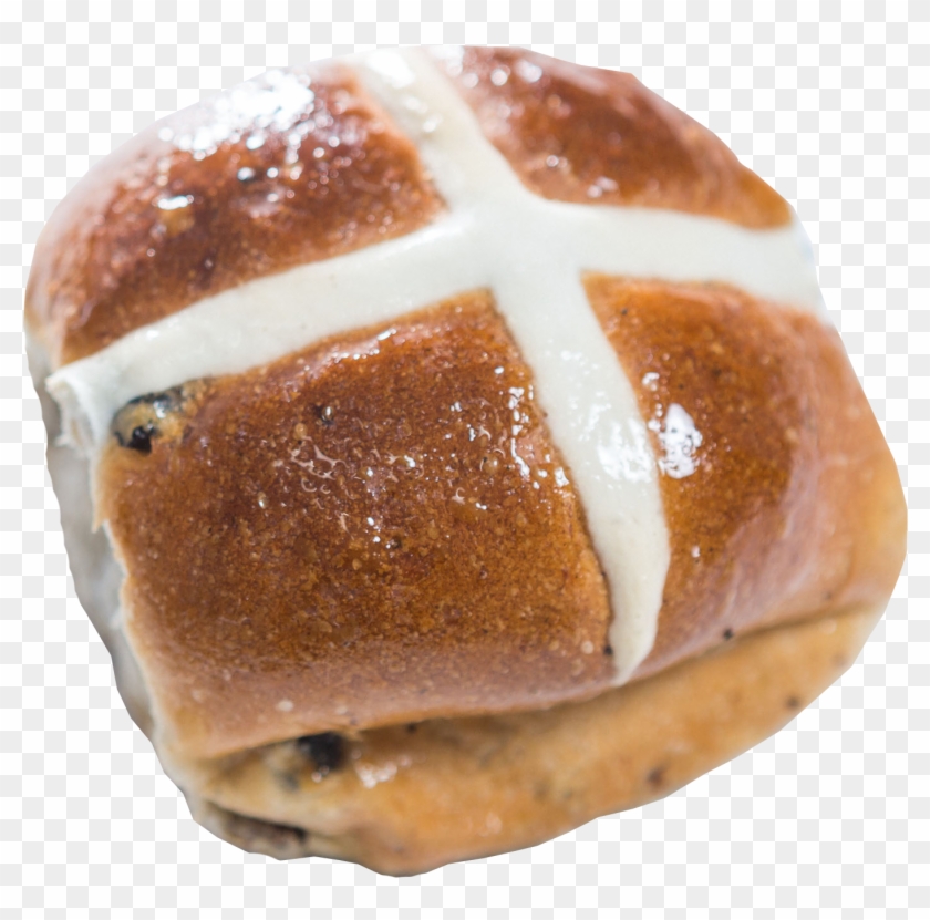 Easter Traditional Cutout - Hot Cross Bun Clipart