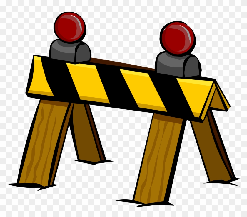 Construction Clip Art Image Free - Construction Barrier Clipart - Png Download