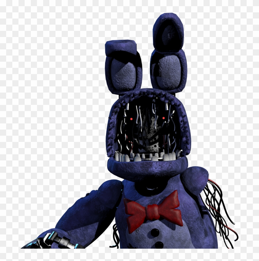 Face Transparent Bonnie - Fnaf 2 Withered Bonnie Clipart