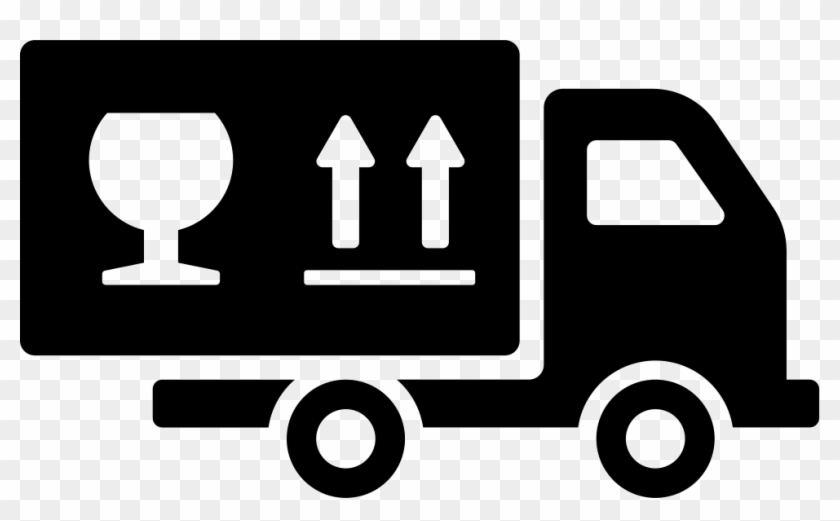 Moving Truck Comments - Black And White Truck Clipart - Png Download