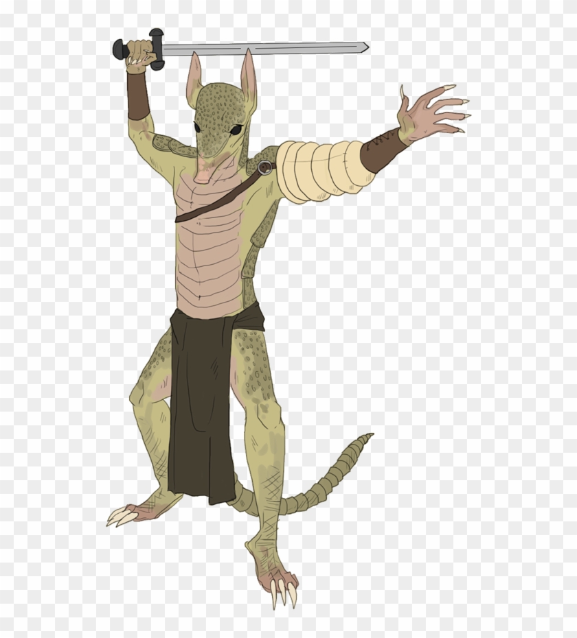 001 - Armadillo Man - Cartoon Clipart #2061155