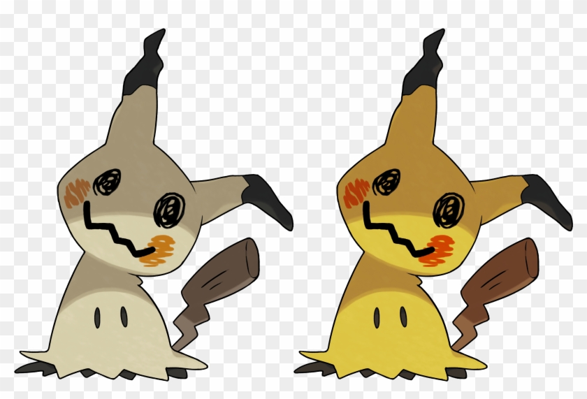 I Made Some Mock-up Shinies Of The New Gen 7 Pokemon - Mimikyu Pokemon Without Disguise Clipart