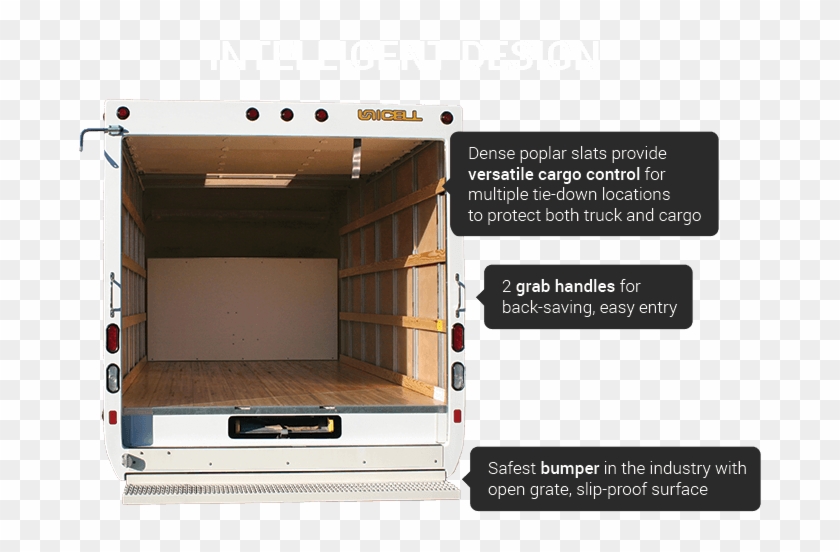 Moving Truck Rental Companies - Moving Truck Tie Down Slats Clipart