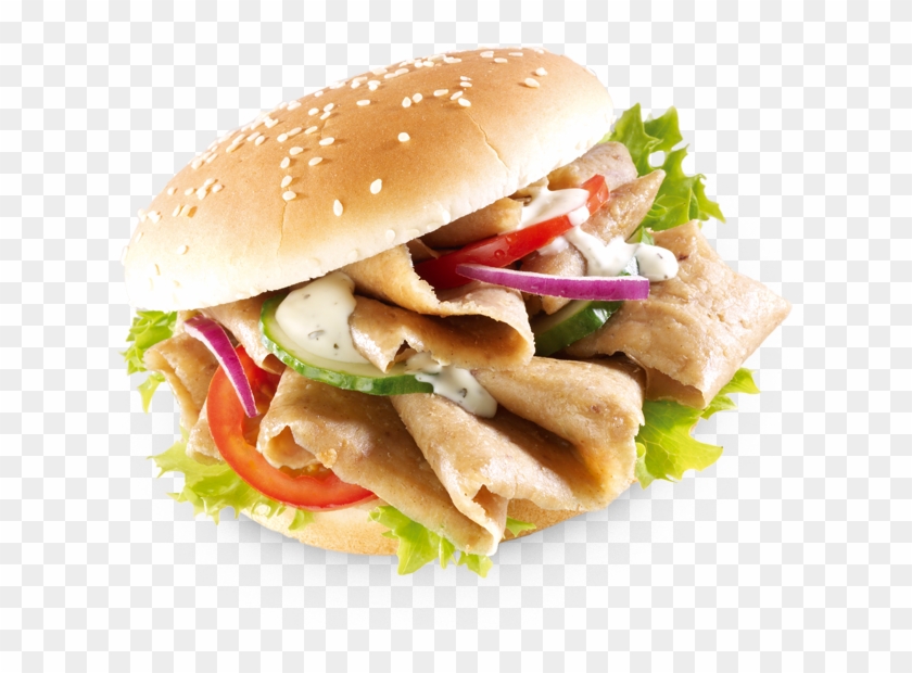 Donerbun-2d - Chicken Donner In A Bun Clipart